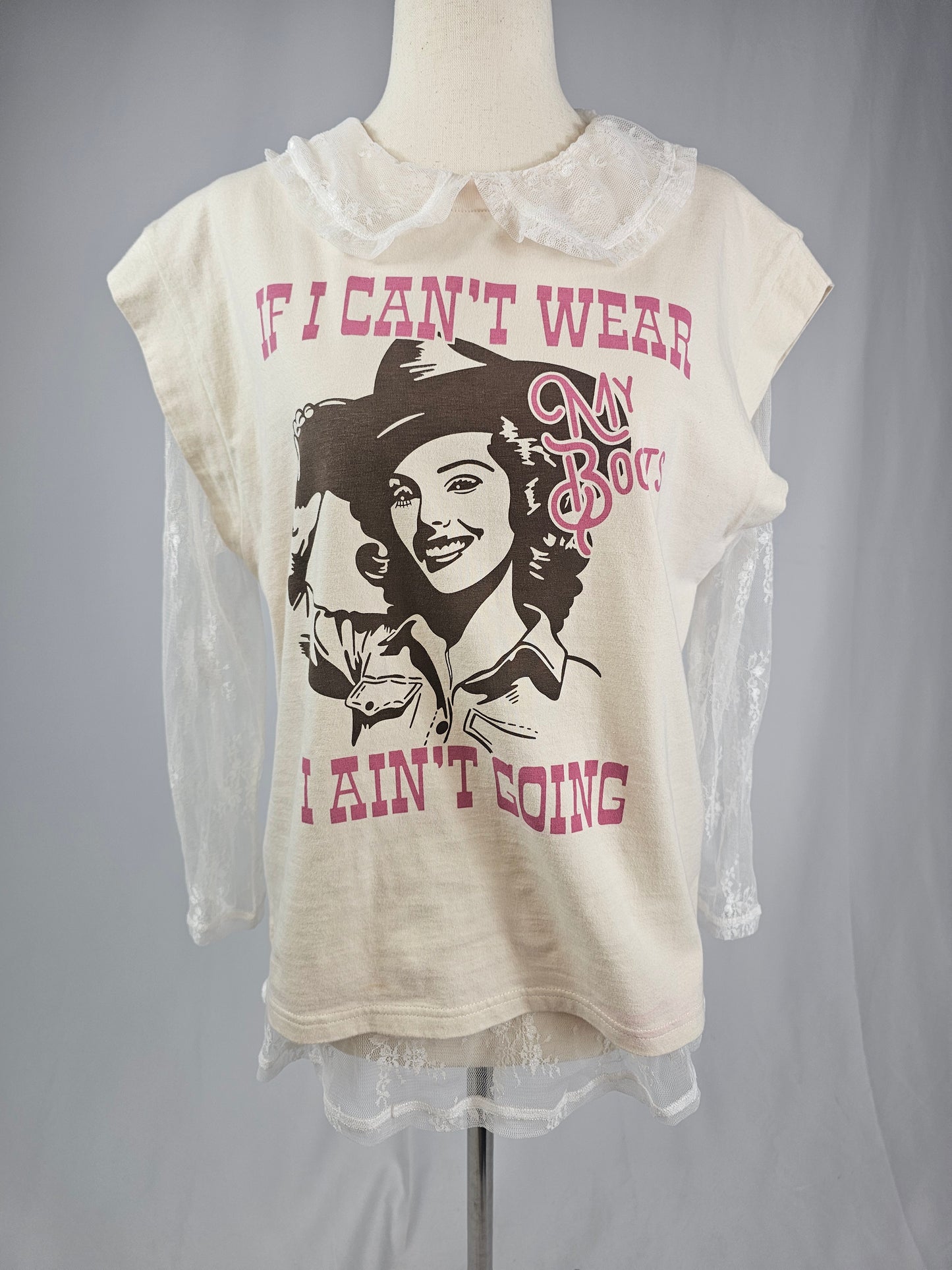 MK724 Country Girl Cap Sleeve Tee