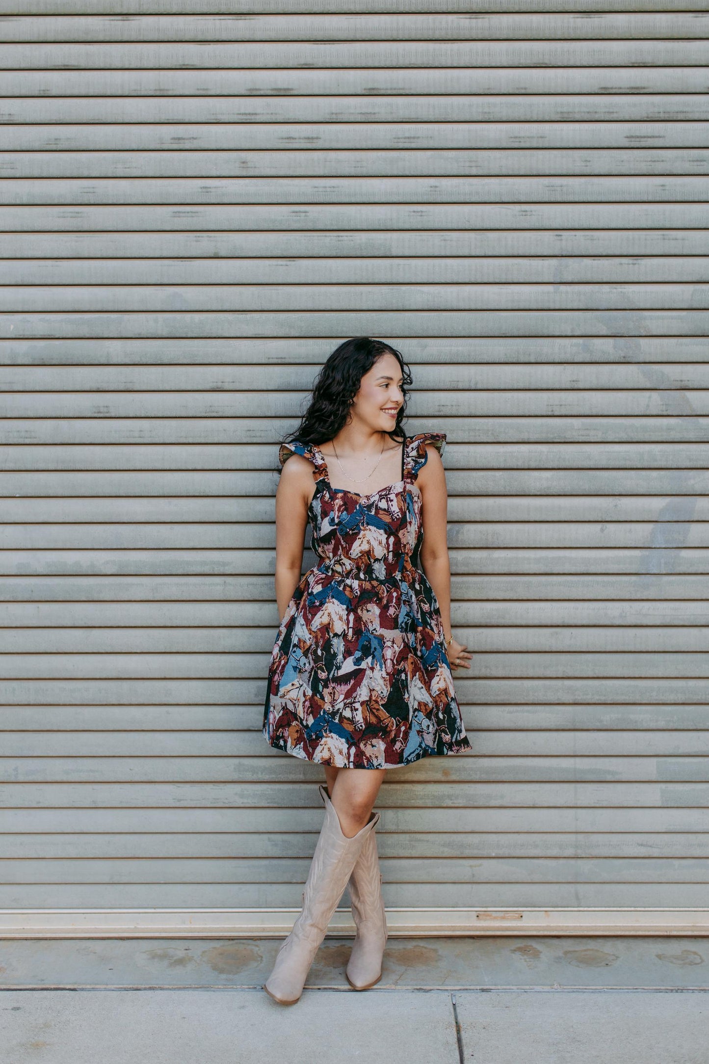 TZ95 Horse Cupcake Dress