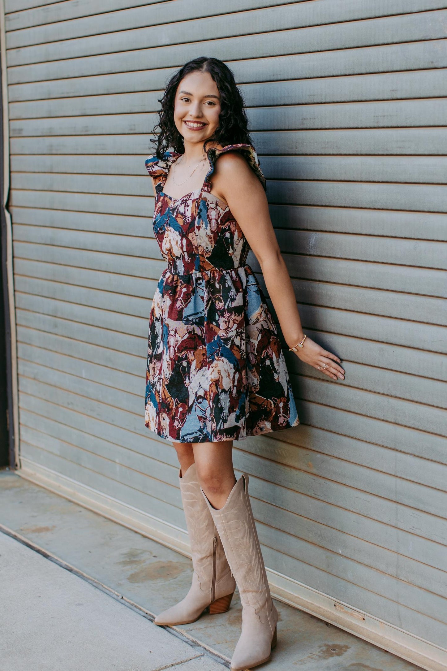 TZ95 Horse Cupcake Dress