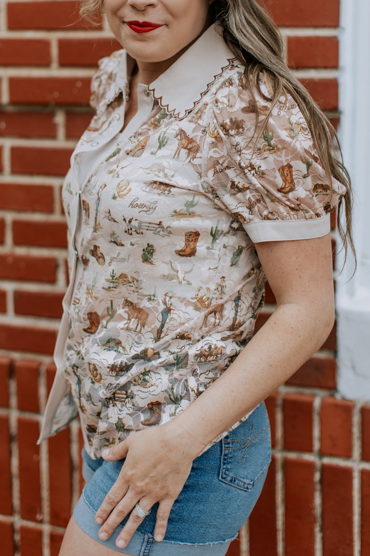 MK741 Desert Darlin' Button Down shirt