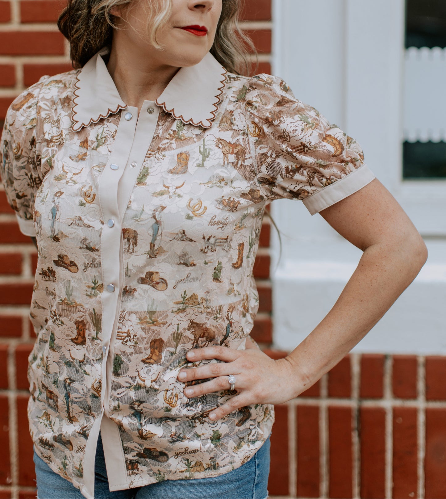 MK741 Desert Darlin' Button Down shirt