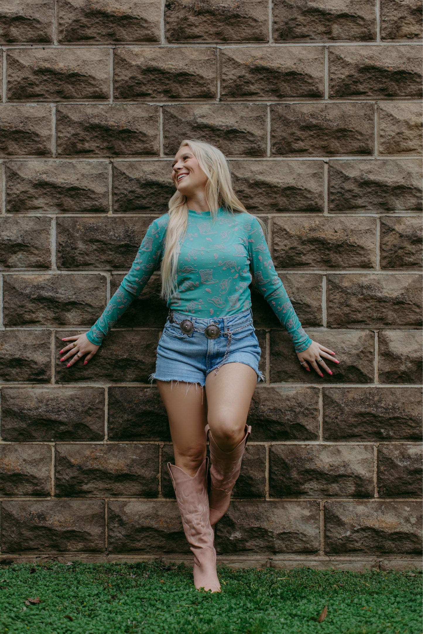 TZ93 Country Nights Mesh Top