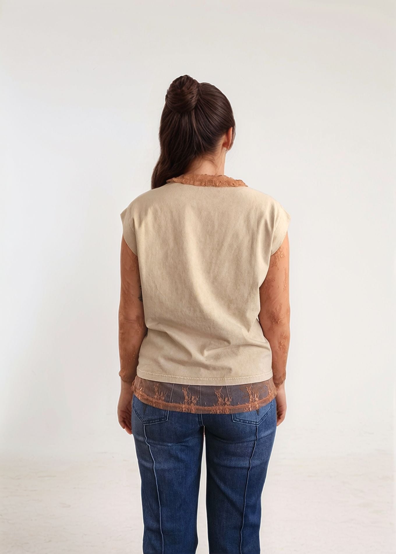 MK710 Yew Haw Cap Sleeve Tee