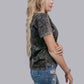 MK480 Thankful Acid Washed SL Tee - Charcoal