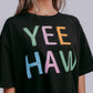 MK442 Yee Haw crop Tee