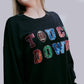 MK311 -Touch Down Sequin Beaded LS Tee