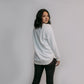 MK159 Basic Acid Washed Sweatshirt - Heather Grey