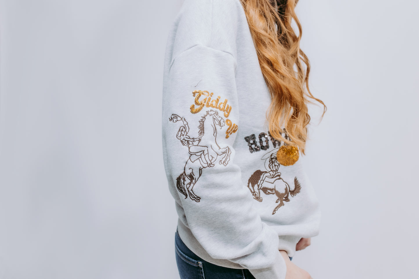 MK585 Cowgirl Rules Sweatshirt