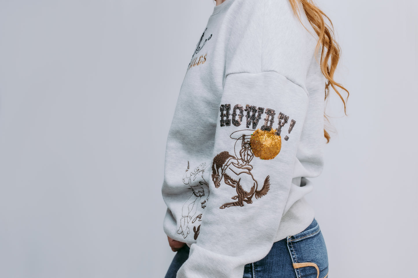 MK585 Cowgirl Rules Sweatshirt