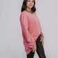 MK159 Basic Acid Washed Sweatshirt - Pink