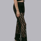 MK644 Lace Flare Pants