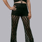 MK644 Lace Flare Pants