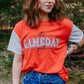 MK489 sequins sleeve Game Day Tee