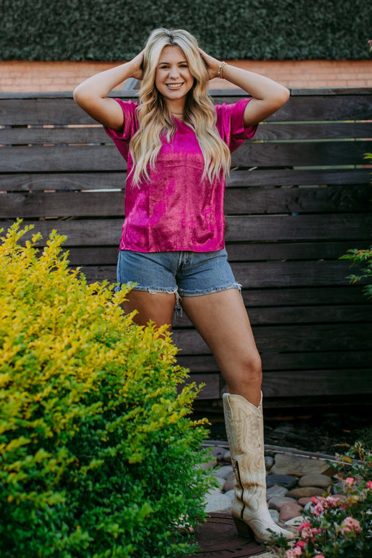 MK440 Metallic Blouse