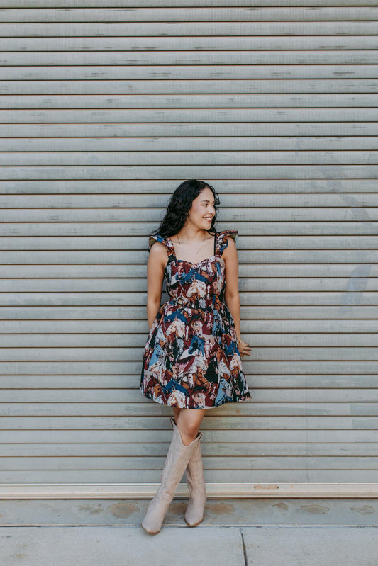 TZ95 Horse Cupcake Dress