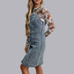 MK602 Denim Button Down Dress PLUS