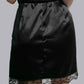 MK645 Satin Lace Skort