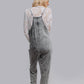 MK470 Acid Washed Jumpsuit - Gray