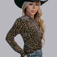 MK606 3D Leopard LS Mesh Top- PLUS