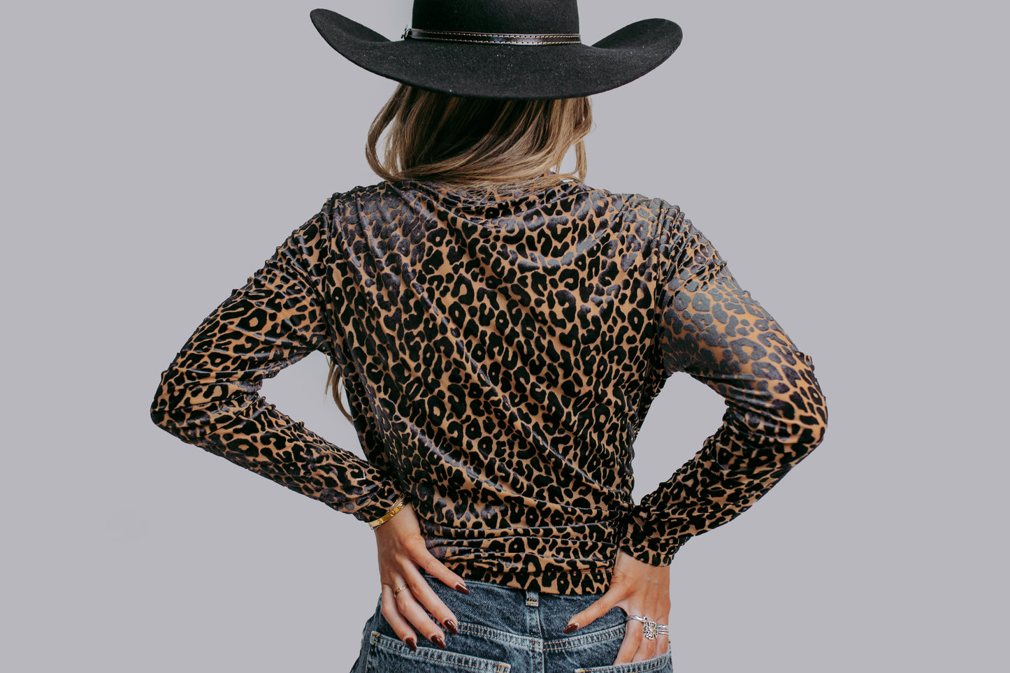 MK606 3D Leopard LS Mesh Top- PLUS