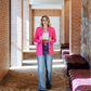 MK183 Boss Lady Blazer - Hot Pink