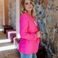 MK183 Boss Lady Blazer - Hot Pink