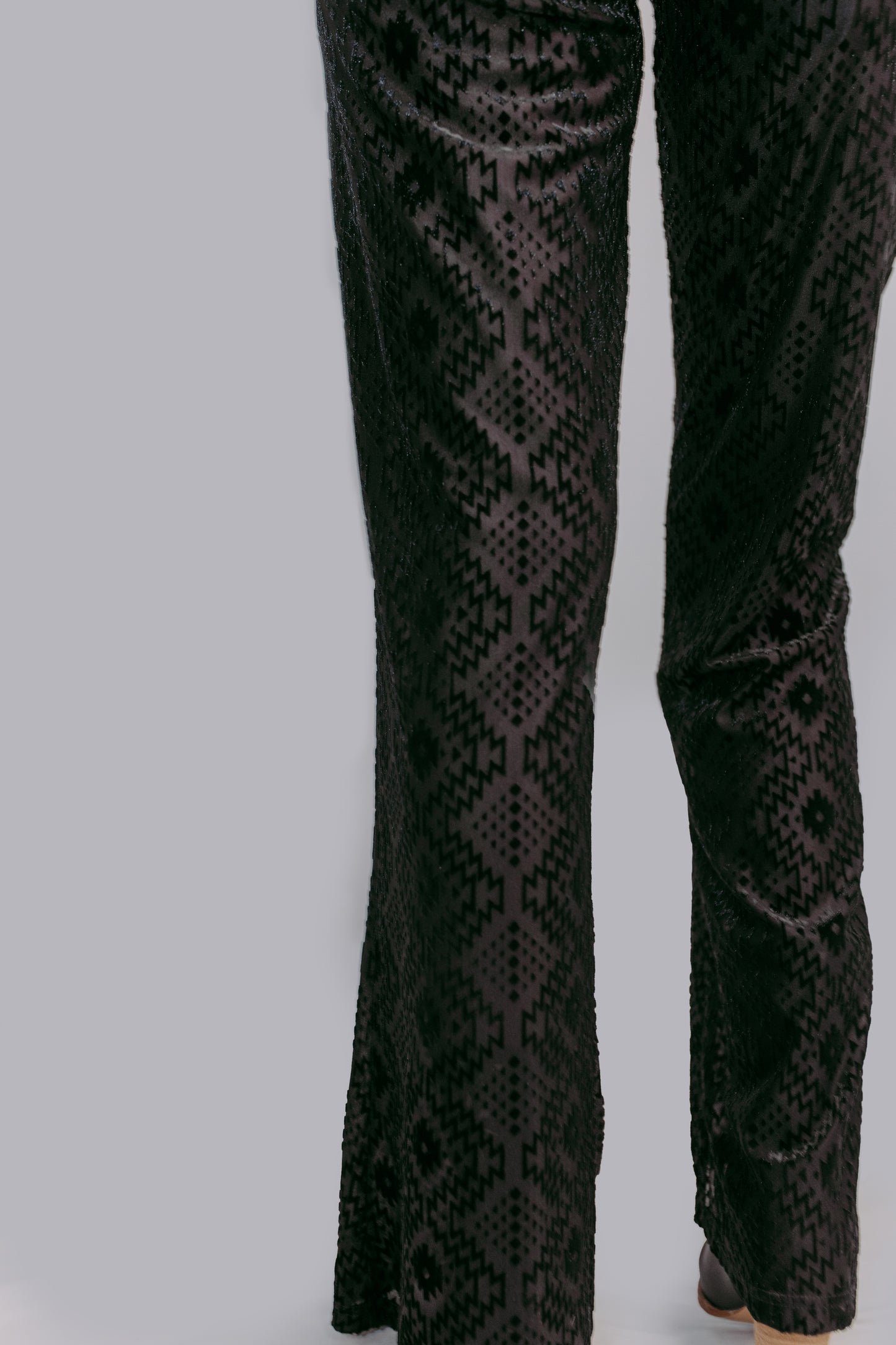 MK595 Burn Out Aztec Mesh Pants PLUS