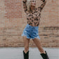 TZ103 Cowboy Mesh Top