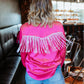 MK376 Fringe Western Shirt