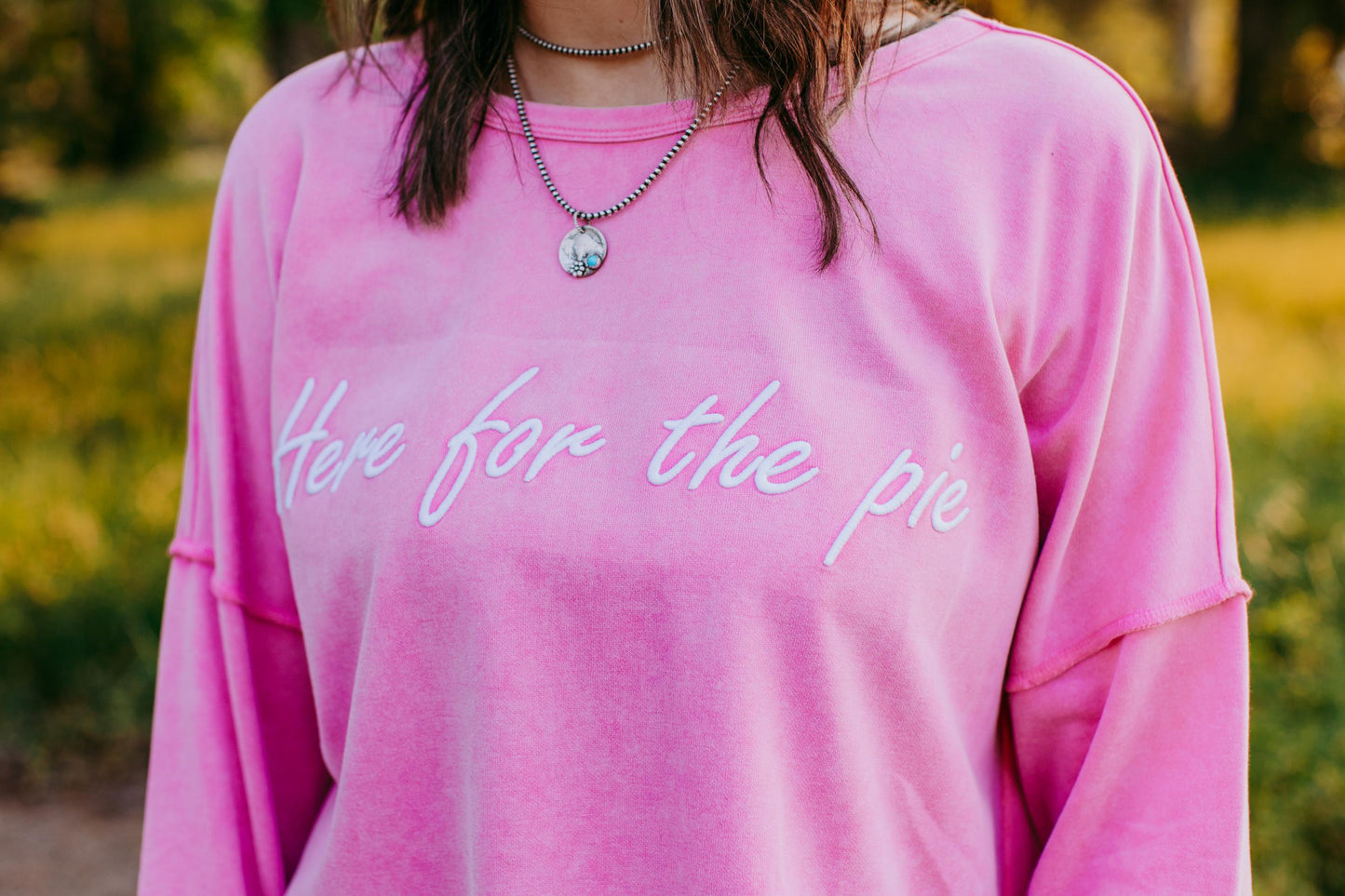 MK436 Here for the Pie Oversized Sweatshirt