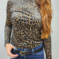 MK606 3D Leopard LS Mesh Top- PLUS