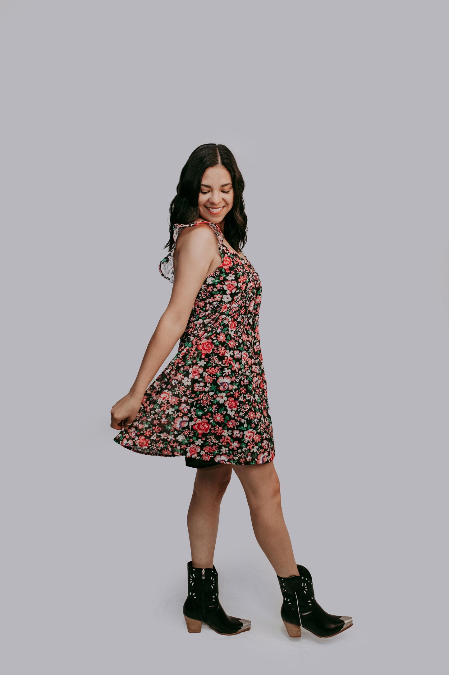 MK638 Floral Dress