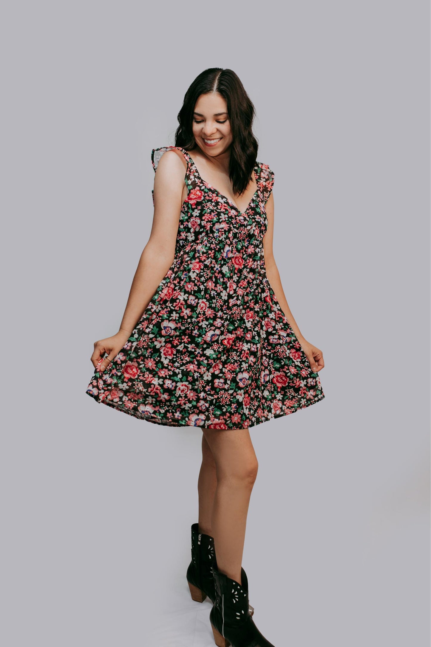 MK638 Floral Dress