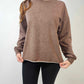 MK584 Long Sleeve Sweatshirt -Rust Brown