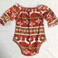 MK150 Christmas Print Velvet Onesie