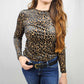 MK606 3D Leopard LS Mesh Top- PLUS